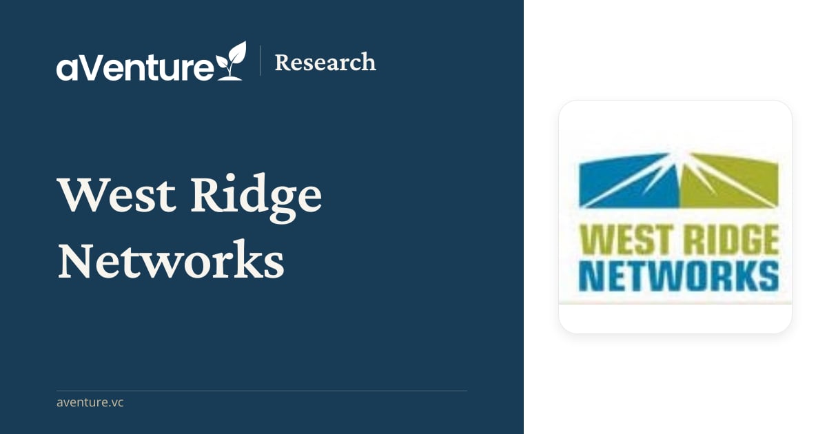 West Ridge Networks Website, Blog & Press Pages - aVenture