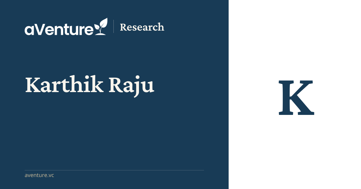 Karthik Raju - aVenture Research