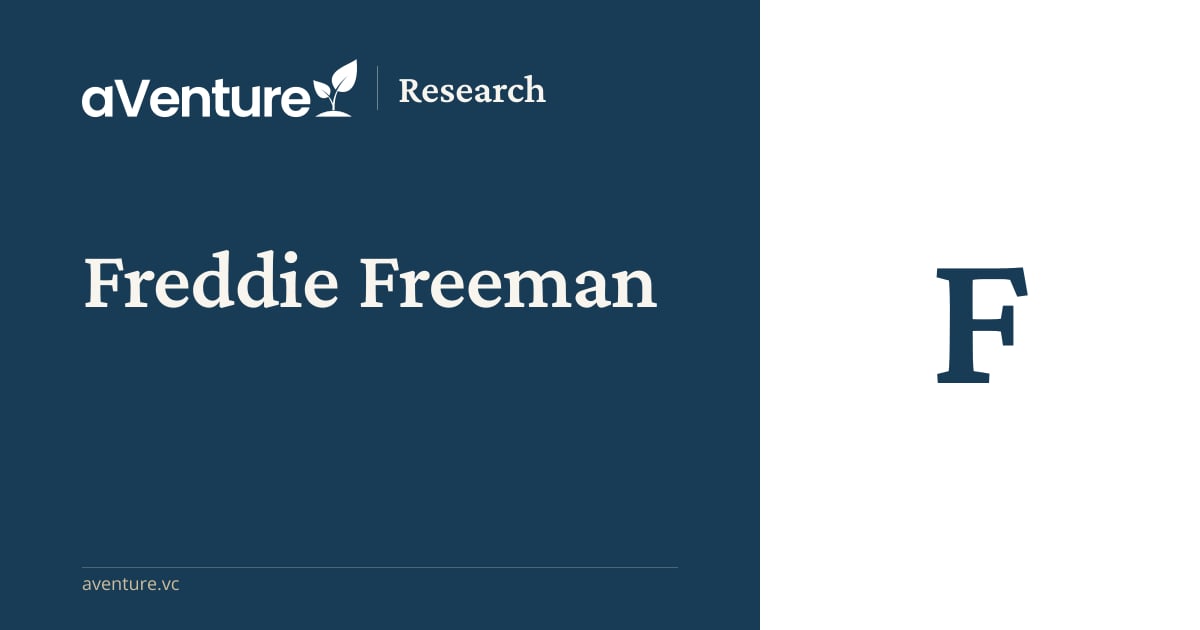 Freddie Freeman - aVenture Research