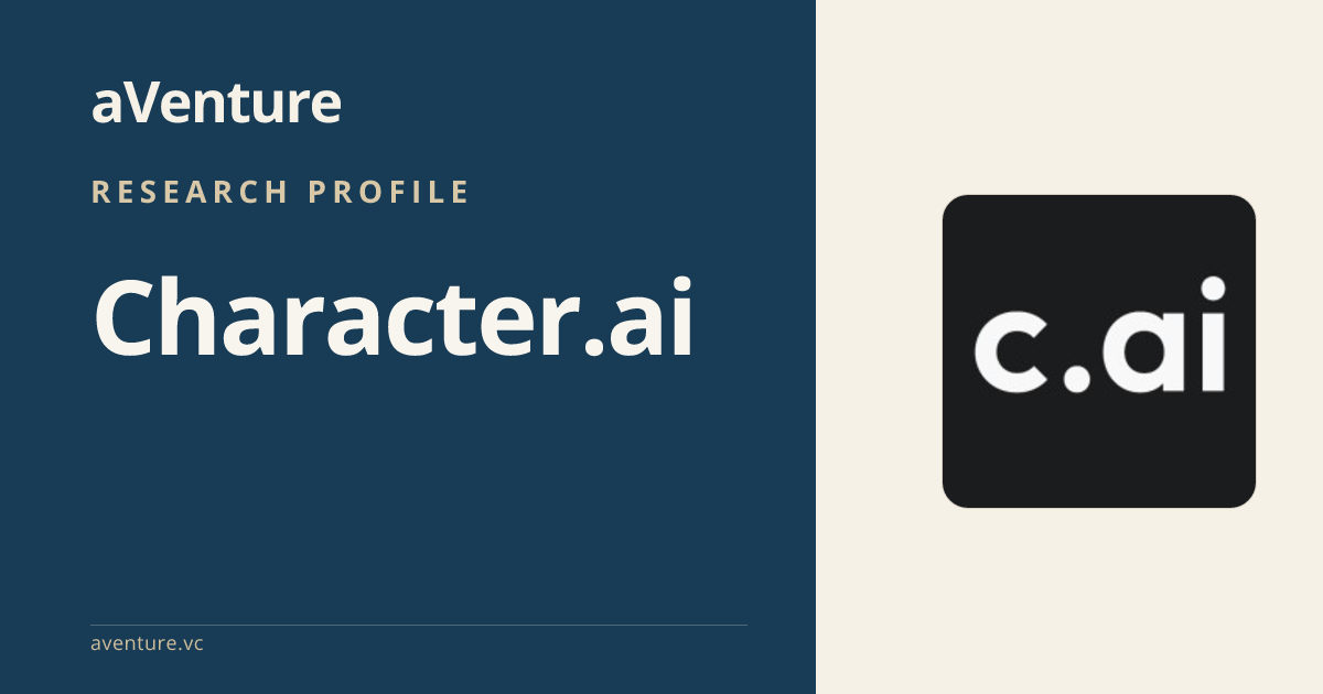 Character.ai Funding History, Valuation and Investors - aVenture